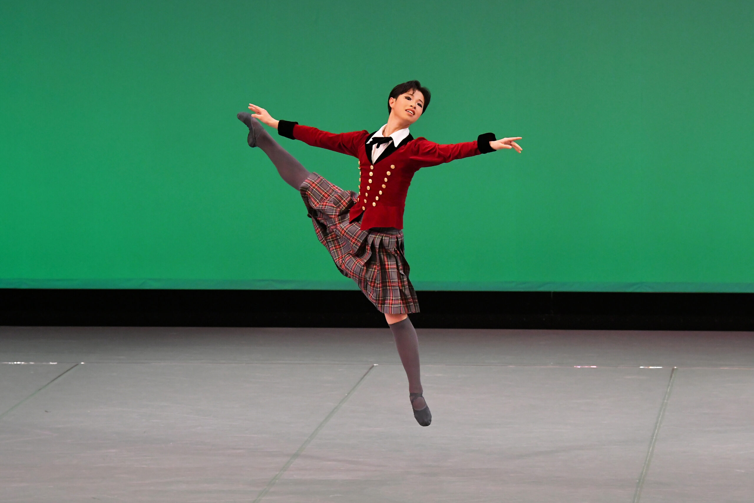 ジュニア１部 男性 第1位　田中柚五「ラ・シルフィード第2幕よりジェームズのVa」 5006-59　撮影：古都栄二（テス大阪）