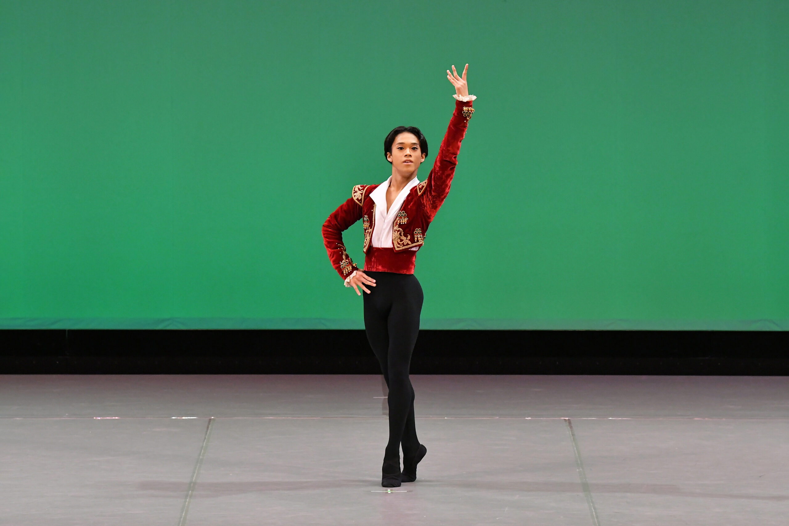 ジュニア１部 男性 第2位　本多慶昭「ドン・キホーテよりバジルのVa」 5004-61　撮影：古都栄二（テス大阪）